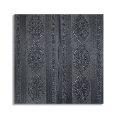 Set 5 x Tapet 3D Autoadeziv, design modern, rezistent la umezeala, usor de curatat, 70x70cm, Naimeed D4734, Negru