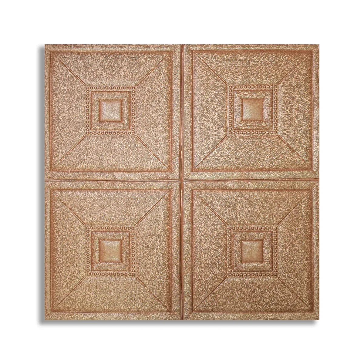 Set 5 x Tapet 3D Autoadeziv, design modern, rezistent la umezeala, usor de curatat, 70x70cm, Naimeed D4739, Maro