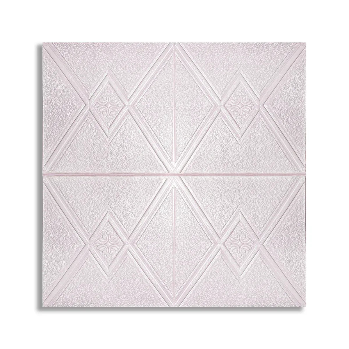 Set 10 x Tapet 3D Autoadeziv, design modern, rezistent la umezeala, usor de curatat, 70x70cm, Naimeed D4743, Roz