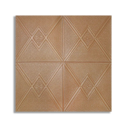 Tapet 3D Autoadeziv, design modern, rezistent la umezeala, usor de curatat, 70x70cm, Naimeed D4744, Maro