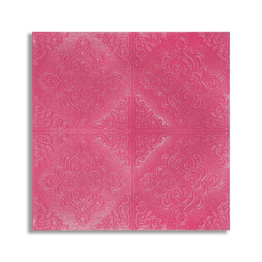 Set 5 x Tapet 3D Autoadeziv, design modern, rezistent la umezeala, usor de curatat, 70x70cm, Naimeed D4755, Roz