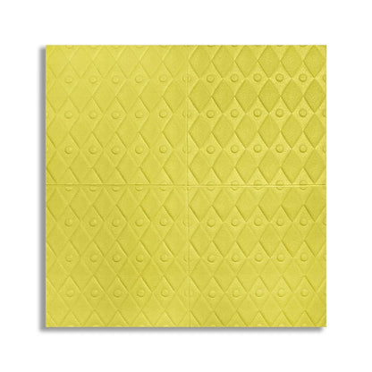Tapet 3D Autoadeziv, design modern, rezistent la umezeala, usor de curatat, 70x70cm, Naimeed D4757, Galben