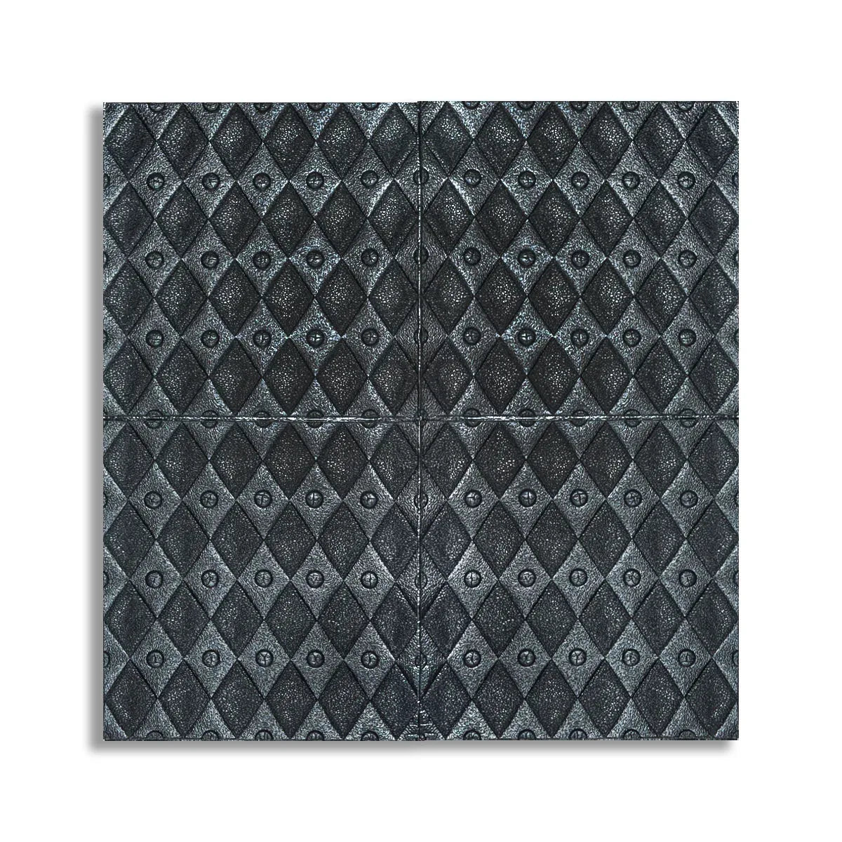Set 10 x Tapet 3D Autoadeziv, design modern, rezistent la umezeala, usor de curatat, 70x70cm, Naimeed D4759, Negru