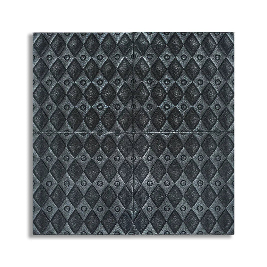 Set 10 x Tapet 3D Autoadeziv, design modern, rezistent la umezeala, usor de curatat, 70x70cm, Naimeed D4759, Negru