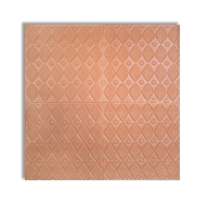 Set 10 x Tapet 3D Autoadeziv, design modern, rezistent la umezeala, usor de curatat, 70x70cm, Naimeed D4760, Maro