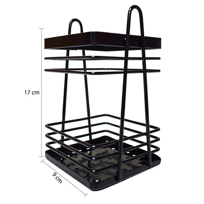 Suport tacamuri din metal, Naimeed D4777, Negru
