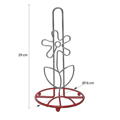 Suport servetele din metal, Naimeed D4778R, Rosu