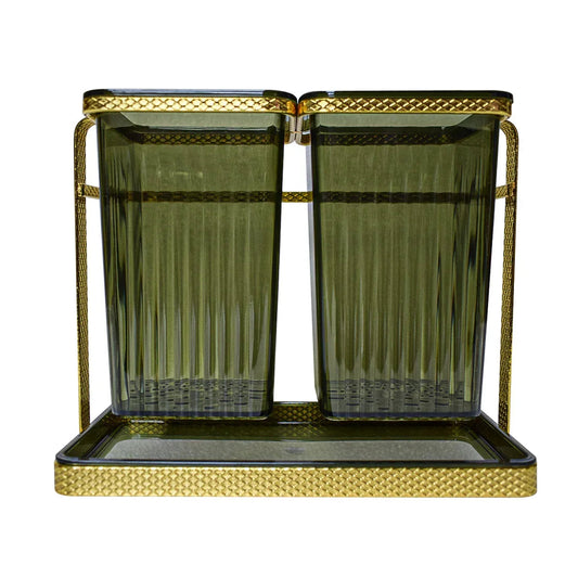 Suport tacamuri din metal, Naimeed D4780, Auriu