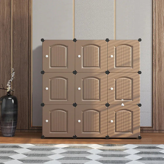 Dulap Modular, 9 Usi, Naimeed D4789, Maro