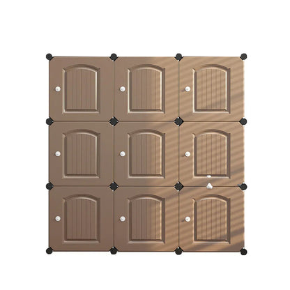 Dulap Modular, 9 Usi, Naimeed D4789, Maro