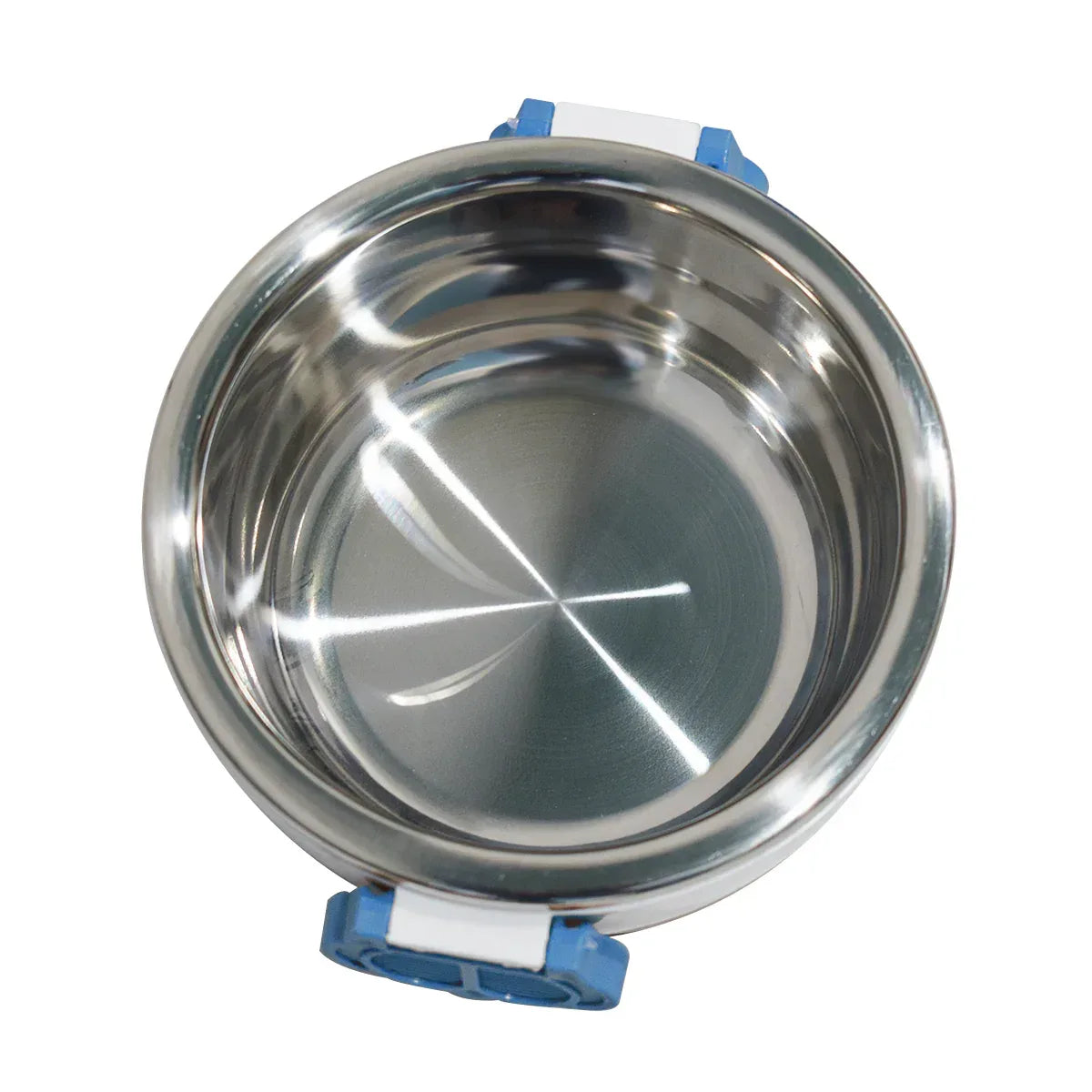 Caserola termica, set 7 piese, cu interior din inox, Naimeed D4820, Albastru