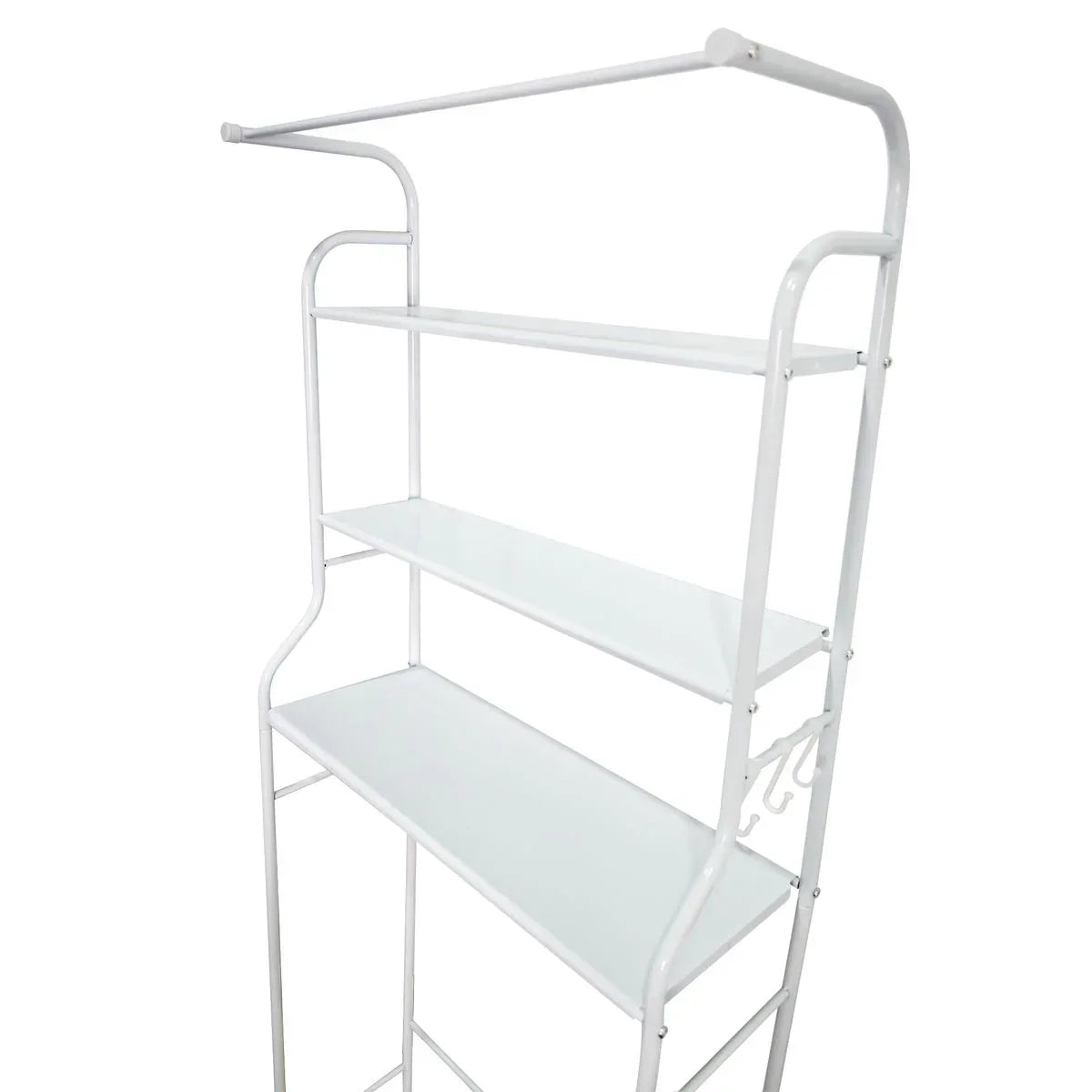 Raft de baie, 3 polite deasupra masinii de spalat, Naimeed D4823, 163x65x25 cm, Alb