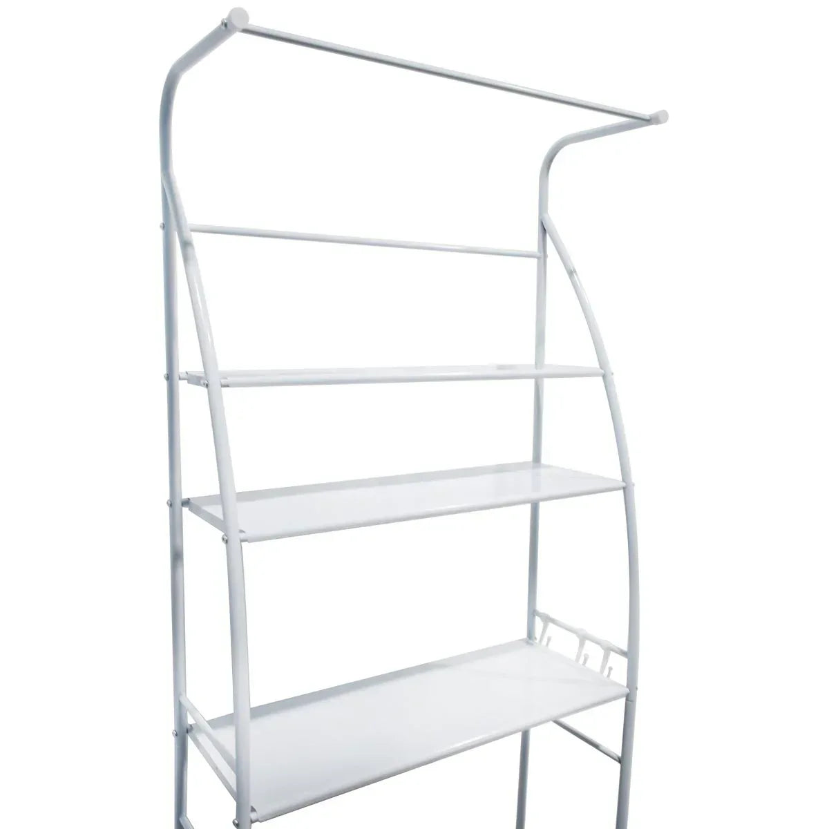 Raft de baie, 3 polite deasupra masinii de spalat, Naimeed D4824, 177x65x25 cm, Alb