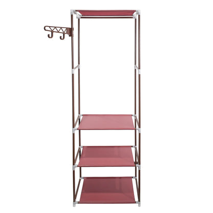 Dulap pentru haine, 3 polite, Naimeed D4832M, Maro
