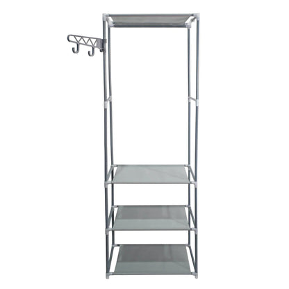 Dulap pentru haine, 3 polite, Naimeed D4832G, Gri