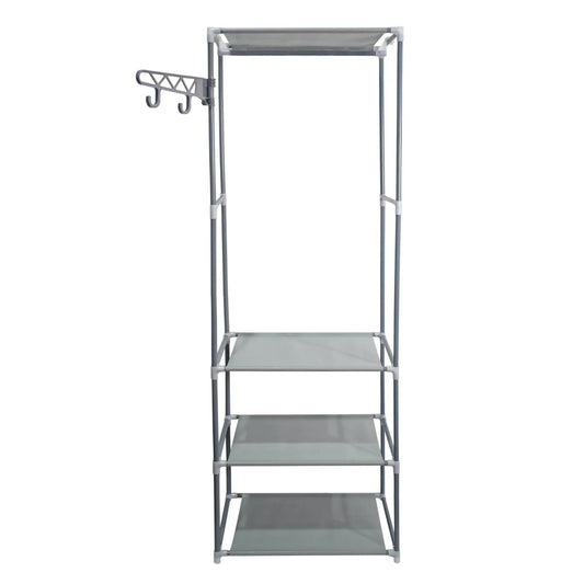Dulap pentru haine, 3 polite, Naimeed D4832G, Gri