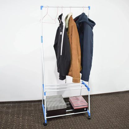 Organizator haine, mobil, 2 polite, Naimeed D4833, Alb