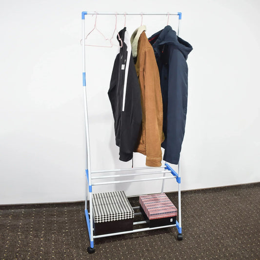 Organizator haine, mobil, 2 polite, Naimeed D4833, Alb