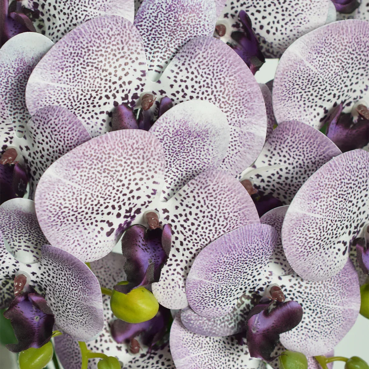Orhidee cu aspect natural in ghiveci ceramic, 60 cm, Naimeed D4845, Amethyst