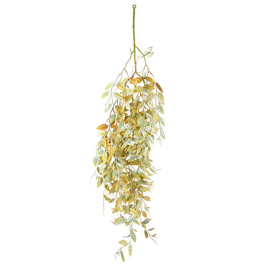 Planta artificiala curgatoare, inaltime 100cm, Naimeed D4859, Verde/Portocaliu