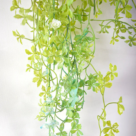 Planta artificiala curgatoare, inaltime 95cm, Naimeed D4863, Turcoaz