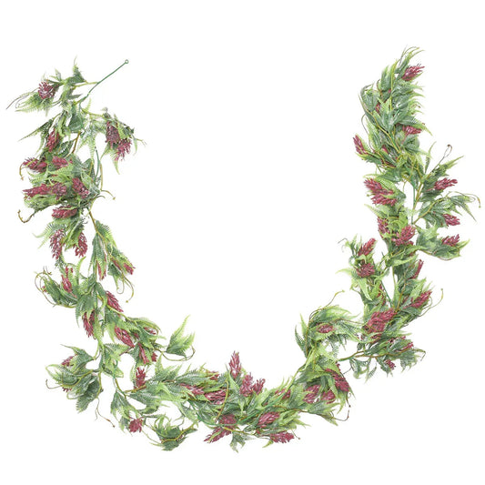 Ghirlanda artificiala, Naimeed D4865, Rosu, 1.7m