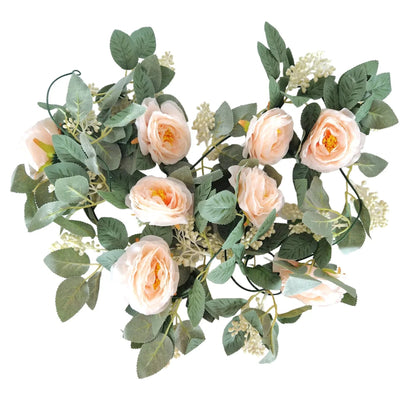 Planta artificiala curgatoare cu flori, Naimeed D4866, Roz Deschis, 2m