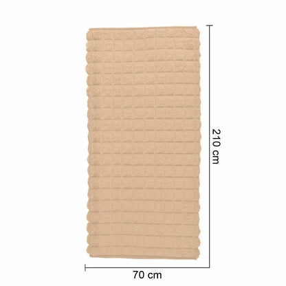 Cuvertura Canapea, Naimeed D4879M, 70x210cm, poliester, pufoasa, matlasata, Crem
