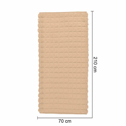 Cuvertura Canapea, Naimeed D4879M, 70x210cm, poliester, pufoasa, matlasata, Crem