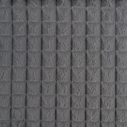 Cuvertura Canapea, Naimeed D4880L, 70x240cm, poliester, pufoasa, matlasata, Gri Inchis