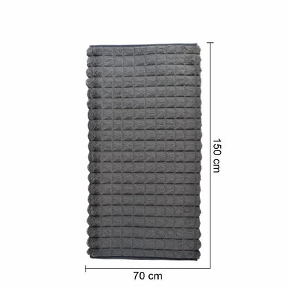 Cuvertura Canapea, Naimeed D4880S, 70x150cm, poliester, pufoasa, matlasata, Gri Inchis