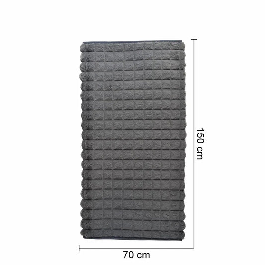 Cuvertura Canapea, Naimeed D4880S, 70x150cm, poliester, pufoasa, matlasata, Gri Inchis