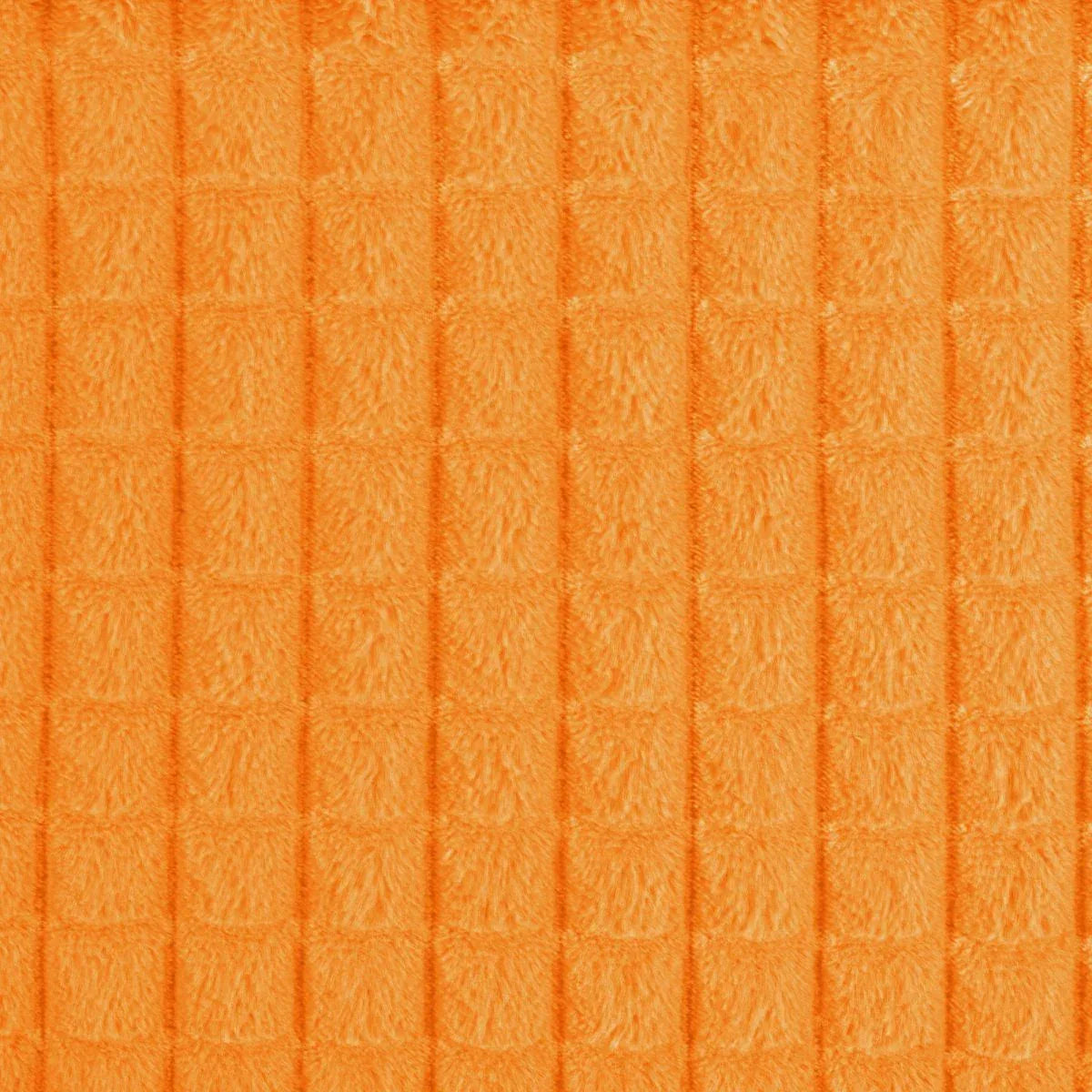 Cuvertura Canapea, Naimeed D4881M, 70x210cm, poliester, pufoasa, matlasata, Portocaliu