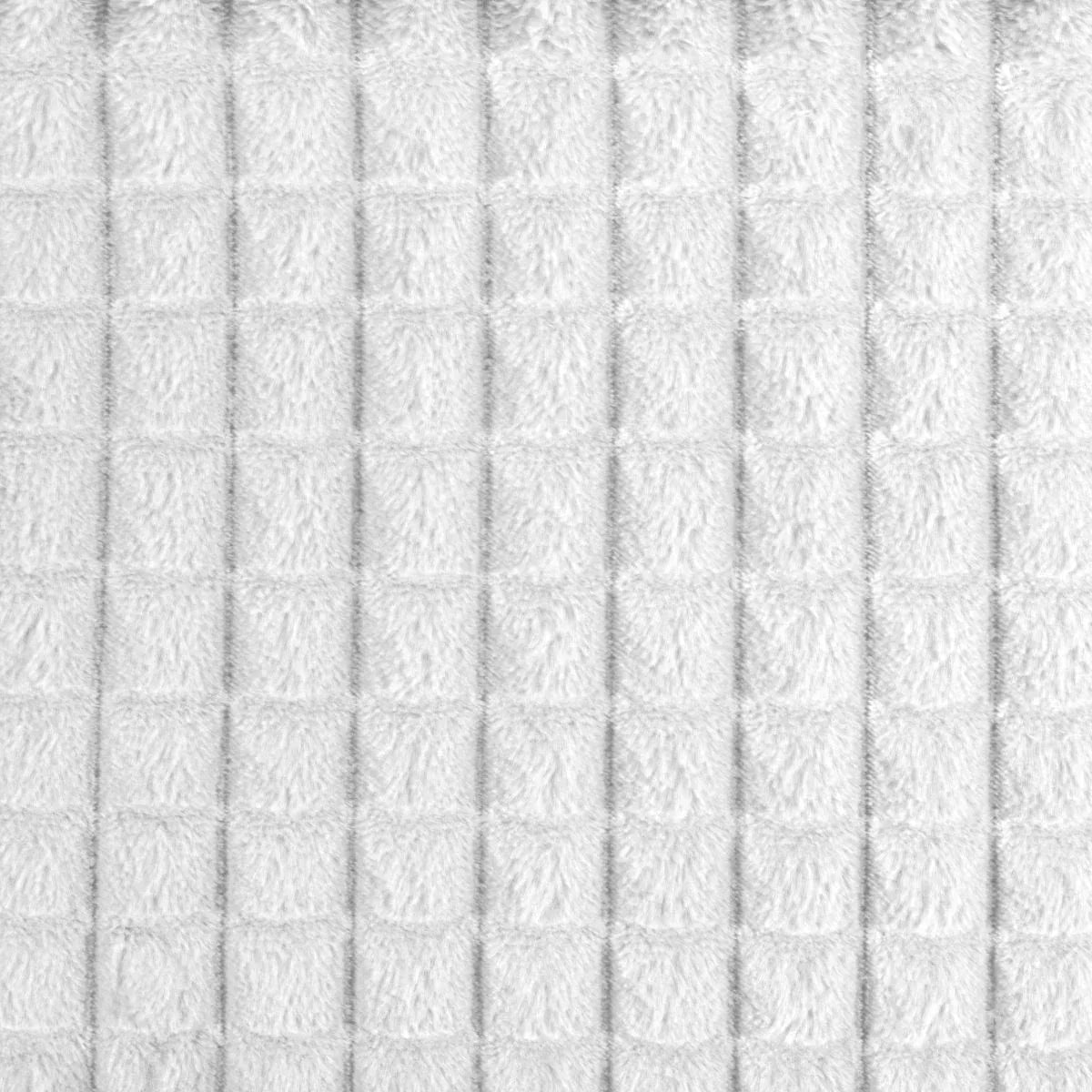 Cuvertura Canapea, Naimeed D4882S, 70x150cm, poliester, pufoasa, matlasata, Alb