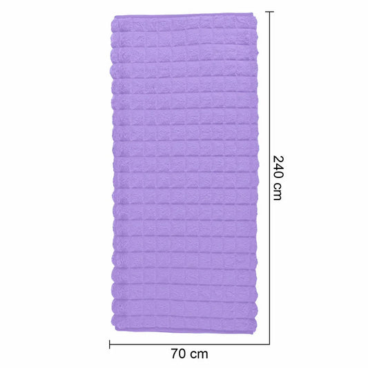 Cuvertura Canapea, Naimeed D4883L, 70x240cm, poliester, pufoasa, matlasata, Mov