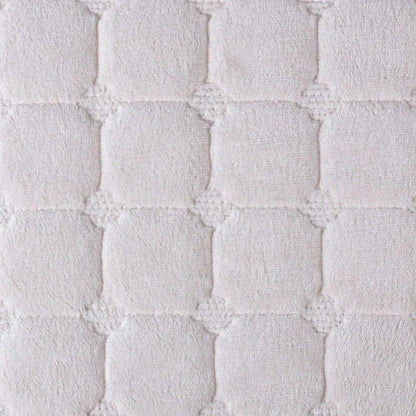 Cuvertura Canapea, Naimeed D4884M, 70x210cm, poliester, pufoasa, matlasata, Alb