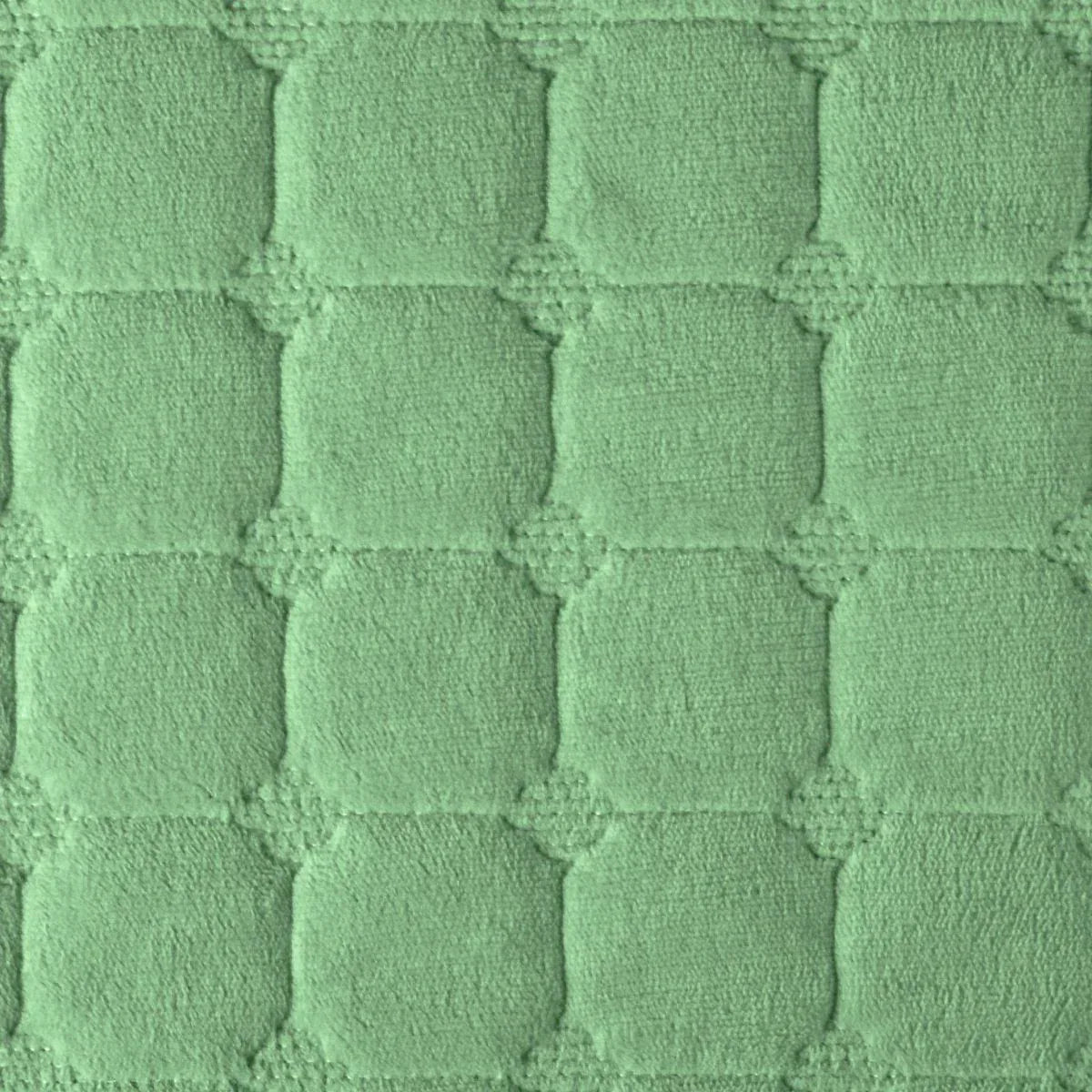 Cuvertura Canapea, Naimeed D4886M, 70x210cm, poliester, pufoasa, matlasata, Verde