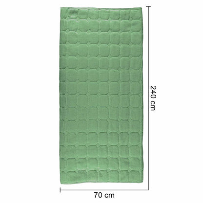 Cuvertura Canapea, Naimeed D4886L, 70x240cm, poliester, pufoasa, matlasata, Verde
