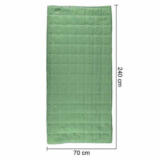 Cuvertura Canapea, Naimeed D4886L, 70x240cm, poliester, pufoasa, matlasata, Verde