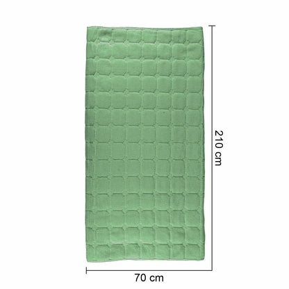 Cuvertura Canapea, Naimeed D4886M, 70x210cm, poliester, pufoasa, matlasata, Verde