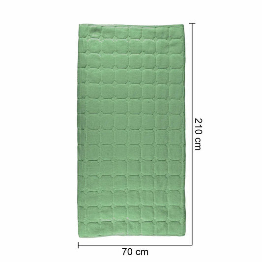 Cuvertura Canapea, Naimeed D4886M, 70x210cm, poliester, pufoasa, matlasata, Verde
