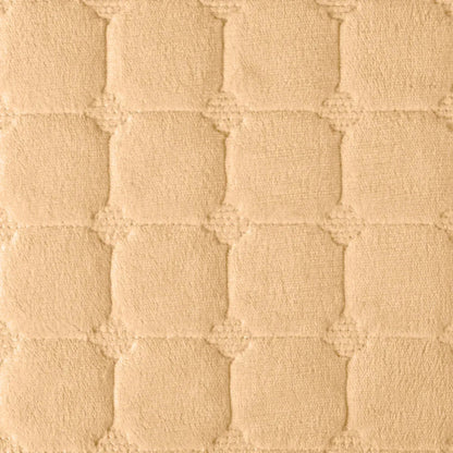 Cuvertura Canapea, Naimeed D4887S, 70x150cm, poliester, pufoasa, matlasata, Maro Deschis