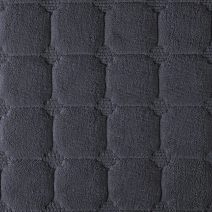 Cuvertura Canapea, Naimeed D4888M, 70x210cm, poliester, pufoasa, matlasata, Negru