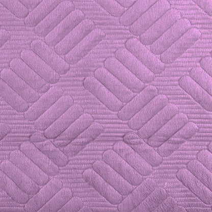 Cuvertura Canapea, Naimeed D4896L, 70x240cm, poliester, pufoasa, matlasata, Mov
