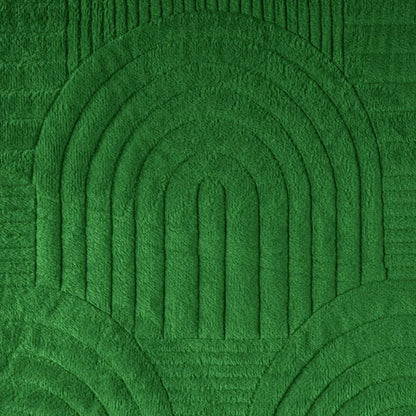 Cuvertura Canapea, Naimeed D4900M, 70x210cm, poliester, pufoasa, matlasata, Verde