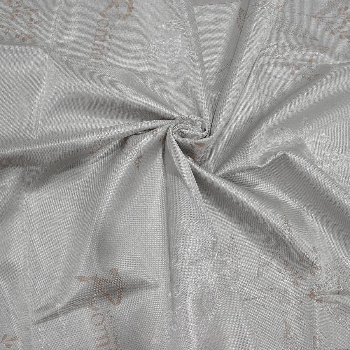 Set lenjerie pat dublu, latime 145cm, Naimeed D4913, Gri
