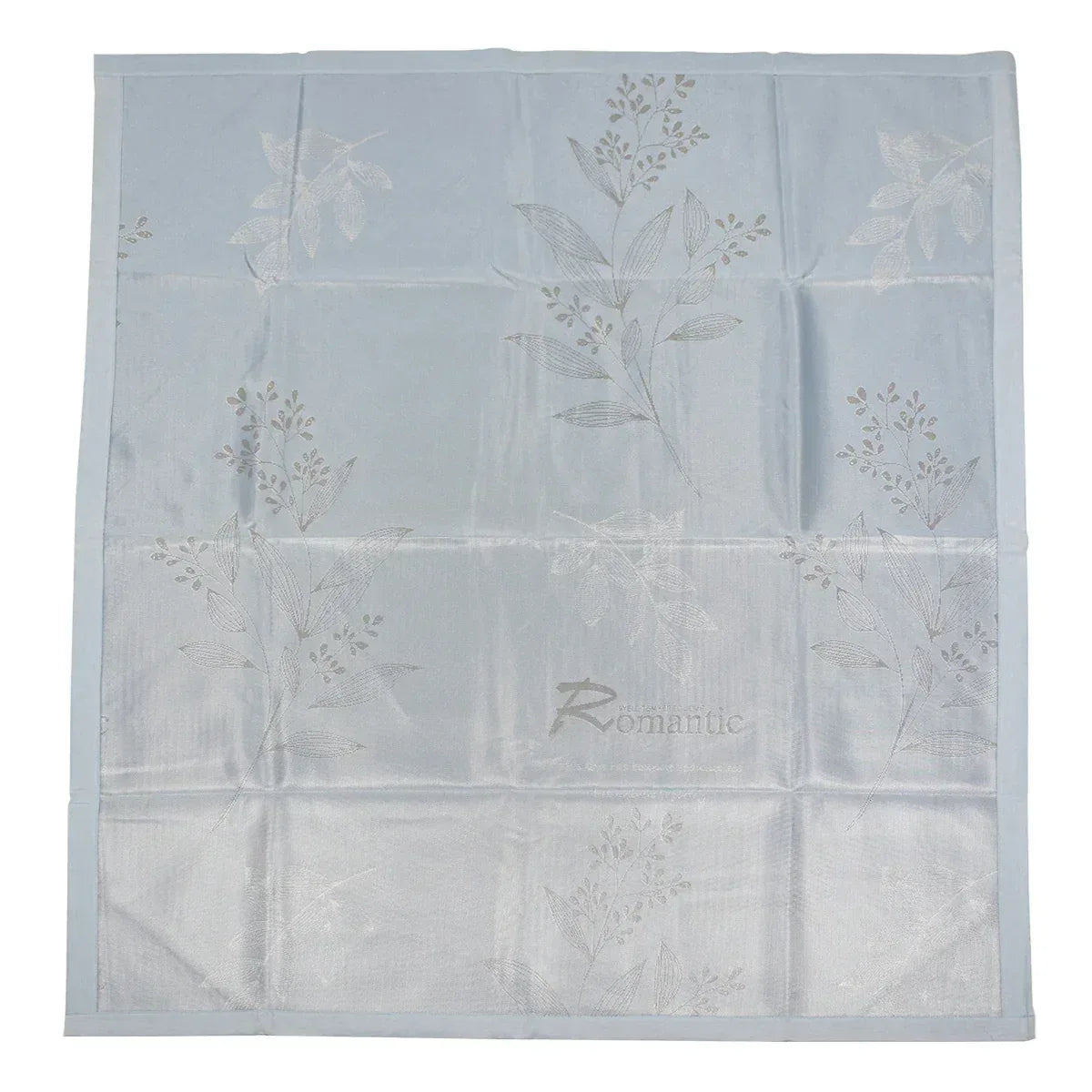 Set lenjerie pat dublu, latime 145cm, Naimeed D4913, model Romantic, Albastru