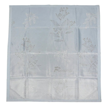 Set lenjerie pat dublu, latime 145cm, Naimeed D4913, model Romantic, Albastru