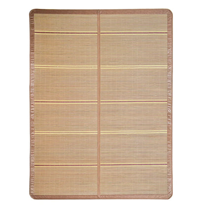 Topper saltea, din bambus, pliabil, Naimeed D4934, Maro