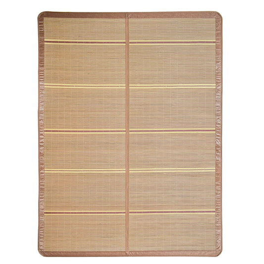 Topper saltea, din bambus, pliabil, Naimeed D4934, Maro